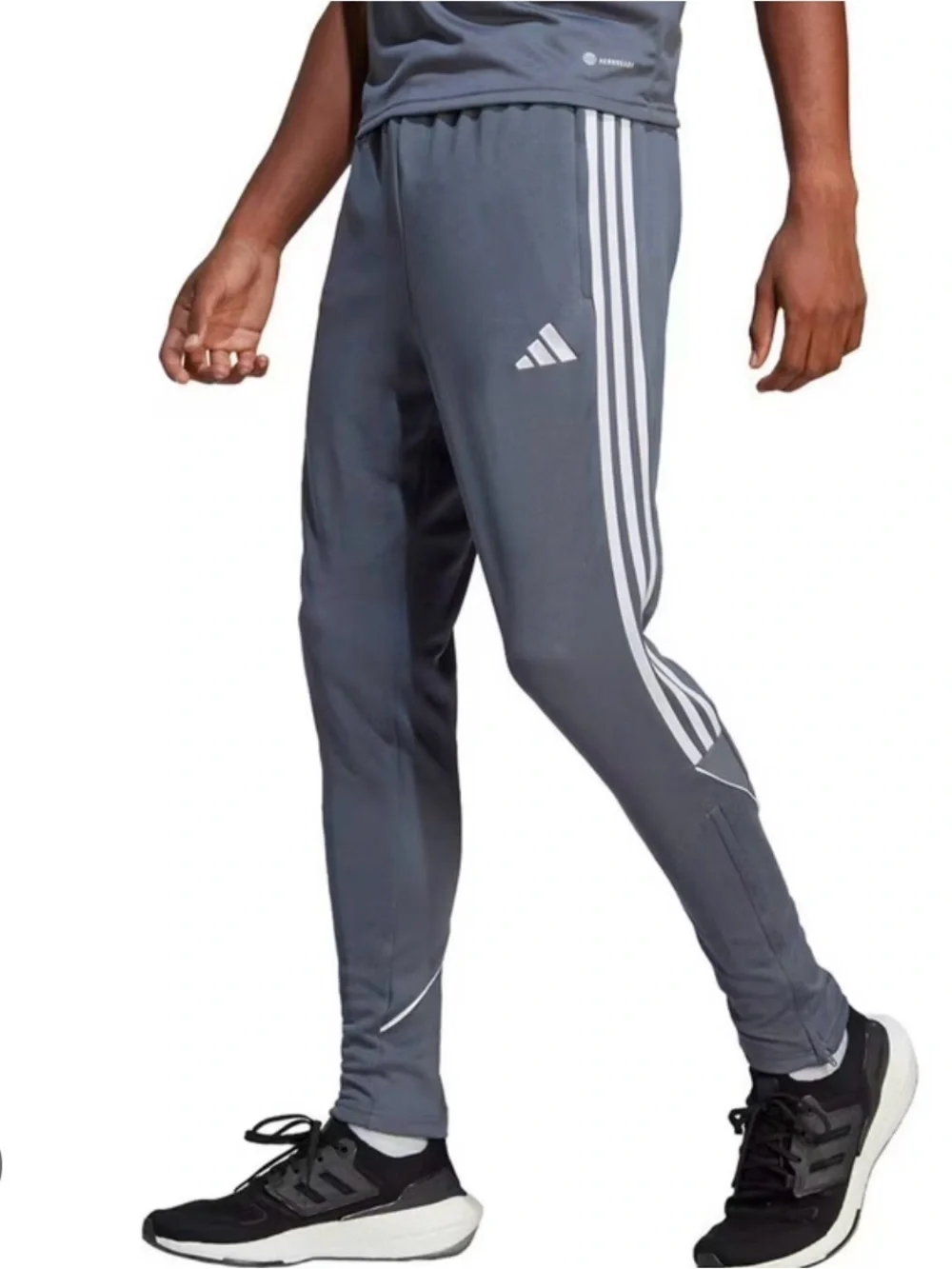 Size XL - adidas adult tiro23 soccer Pants with White Stripes
